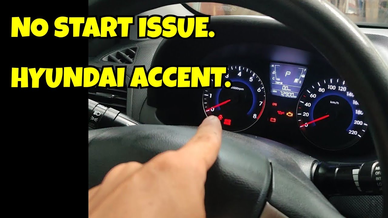 HYUNDAI ACCENT NO START ISSUE.