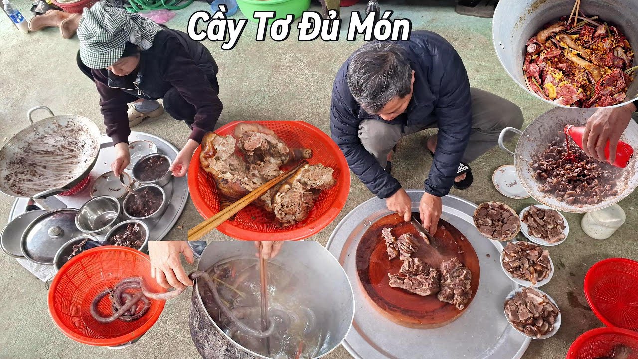 Cầy Tơ Đủ Món_Cách nấu độc lạ! Lối Về Làng TV