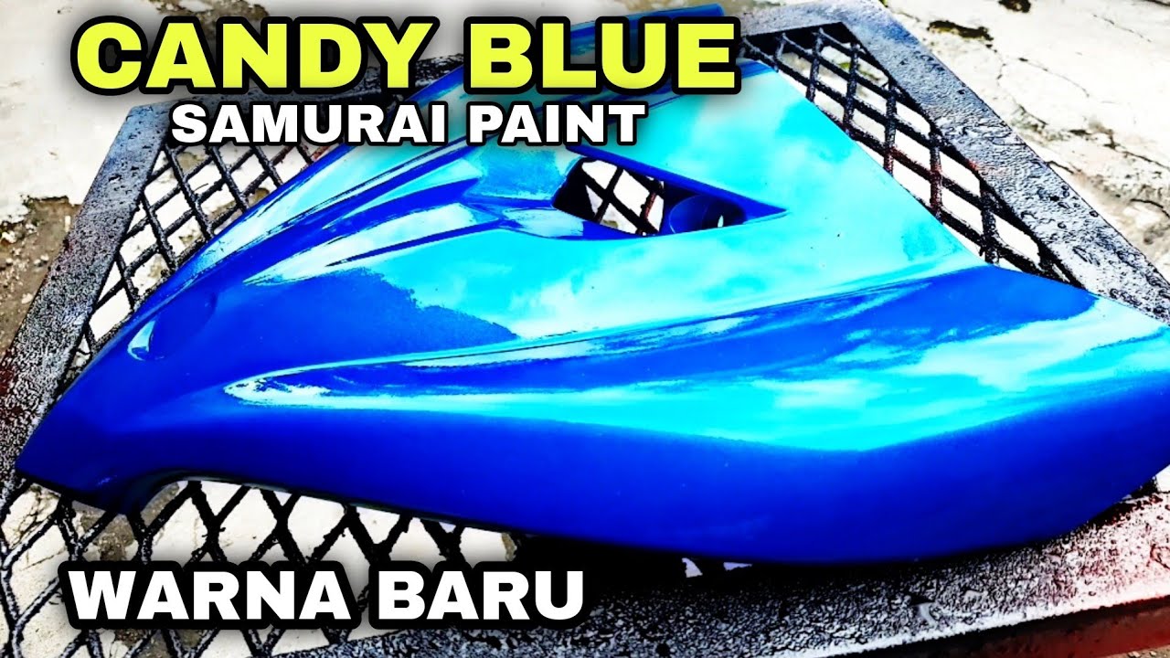 WARNA CANDY BLUE SAMURAI PAINT KODE Y111* || WARNA BARU