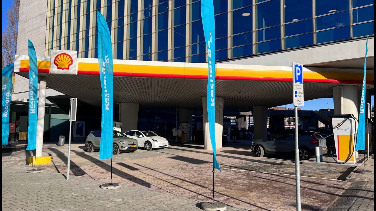 Shell Recharge launching their Biggest EU Fast Charging hub at Hofplein Rotterdam (NL)