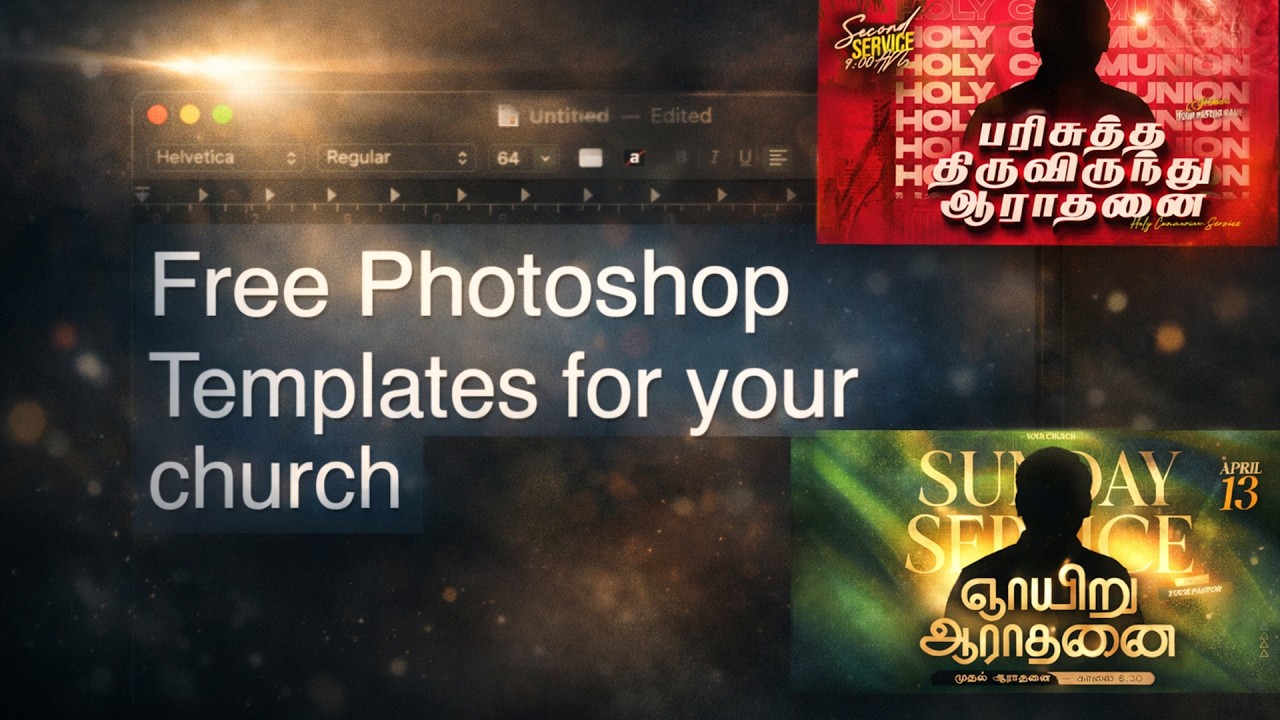 Free Photoshop Templates for Your Church || Matthew Megavel