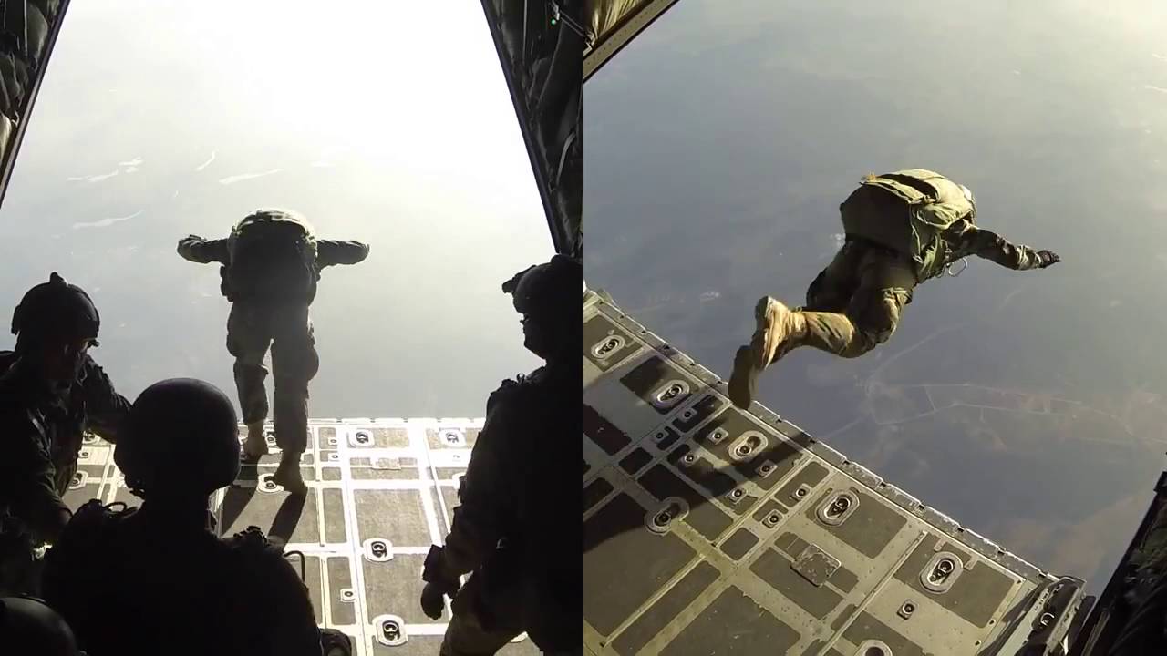 Сбрасывание 130 бригада НАТО NATO
