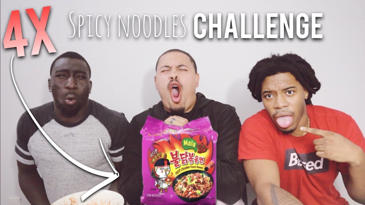 4X Spicy Noodles Challenge With TooFoolee! | MIGHTYDUCK