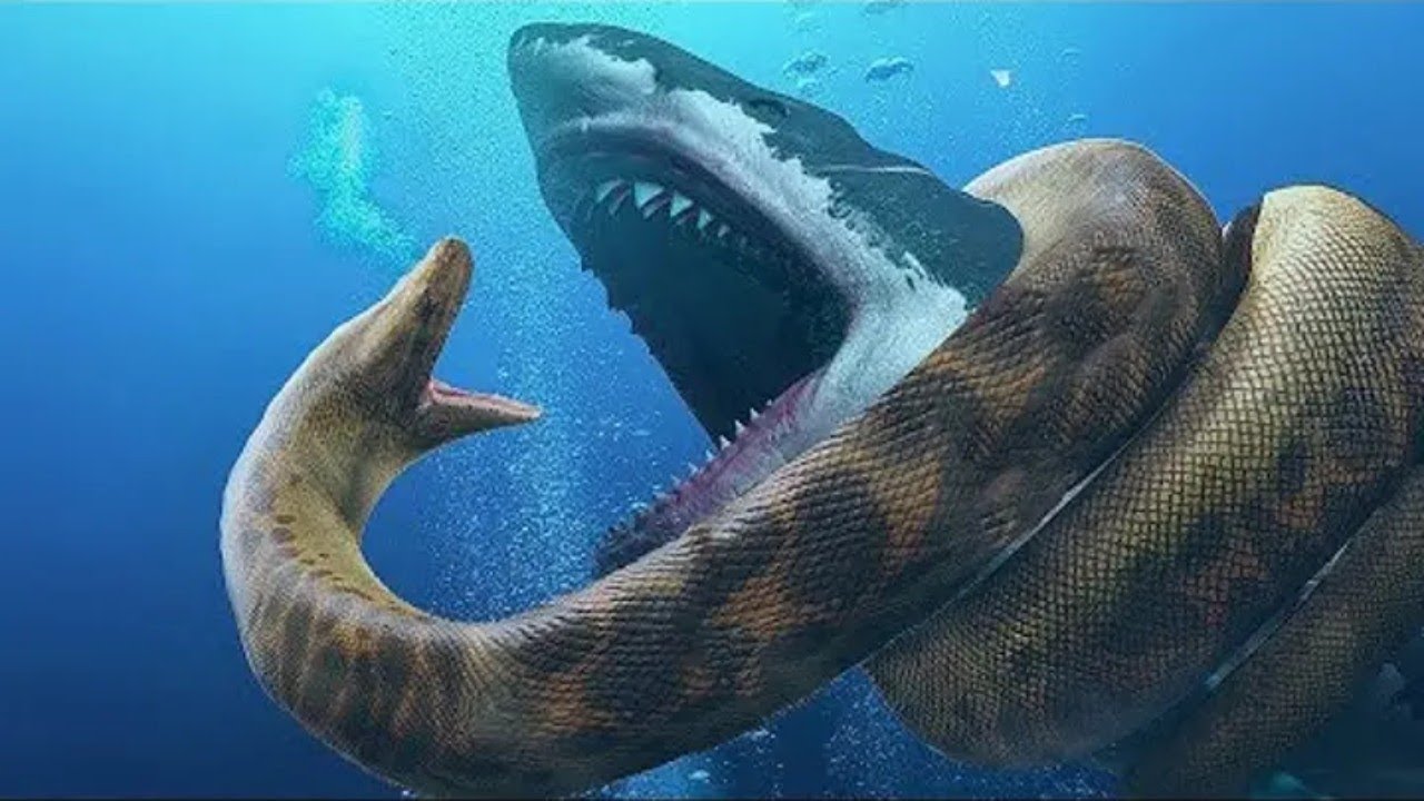 The Ocean's MOST DANGEROUS PREDATOR! Megalodon! Great White Shark!