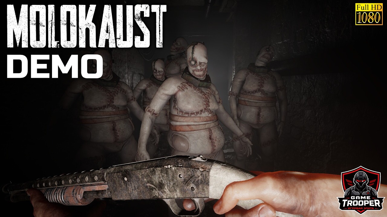 FIRST GAMEPLAY DEMO MOLOKAUST ★ New Survival Horror ★ На ПК (FHD)