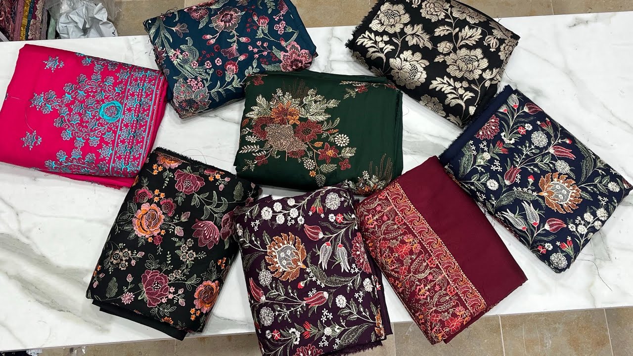 💕Sale sale Bumper sale 💥Karandi embroidered 3 piece 🔥with Karandi shawl