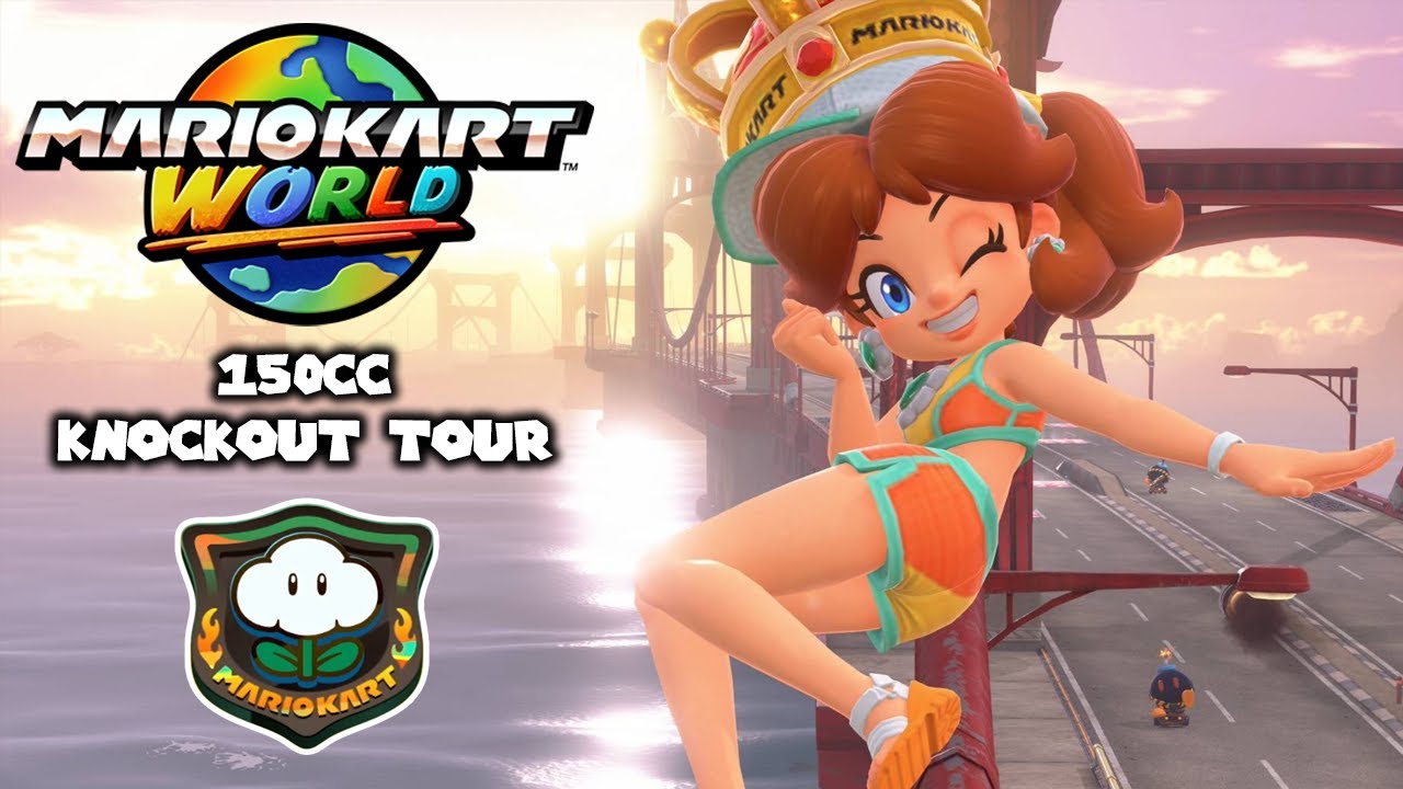 Mario Kart World: Knockout Tour - 150cc Cloud Rally w/ Daisy (3 Stars)