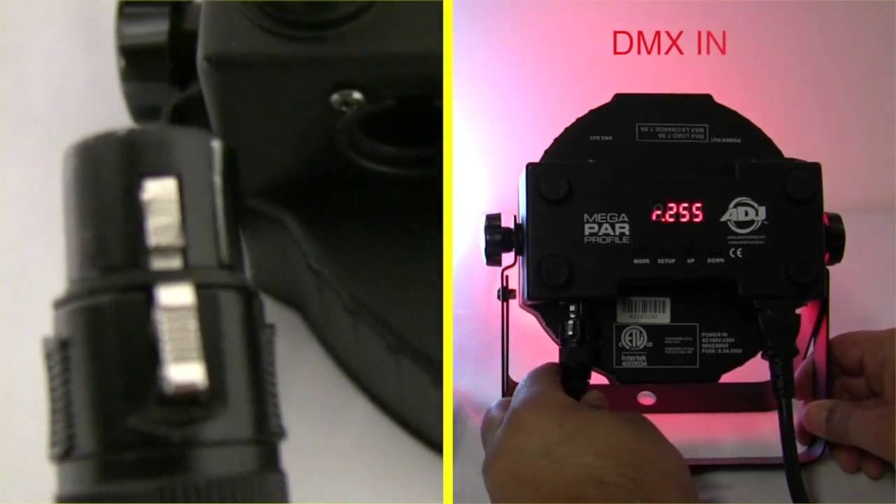 ADJ FAQ Express - How To Master Slave Or Daisy Chain Lighting Fixtures