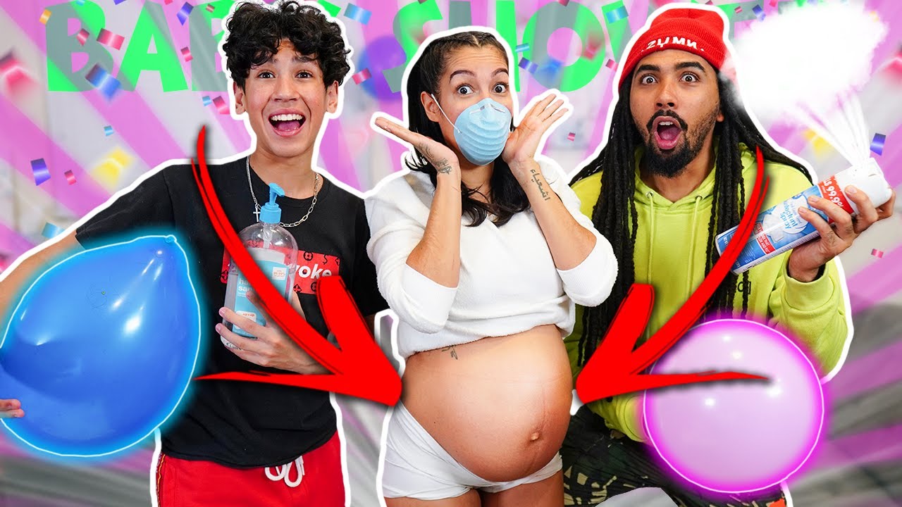 A VERY *QUARANTINED* BABY SHOWER!! **HILARIOUS**