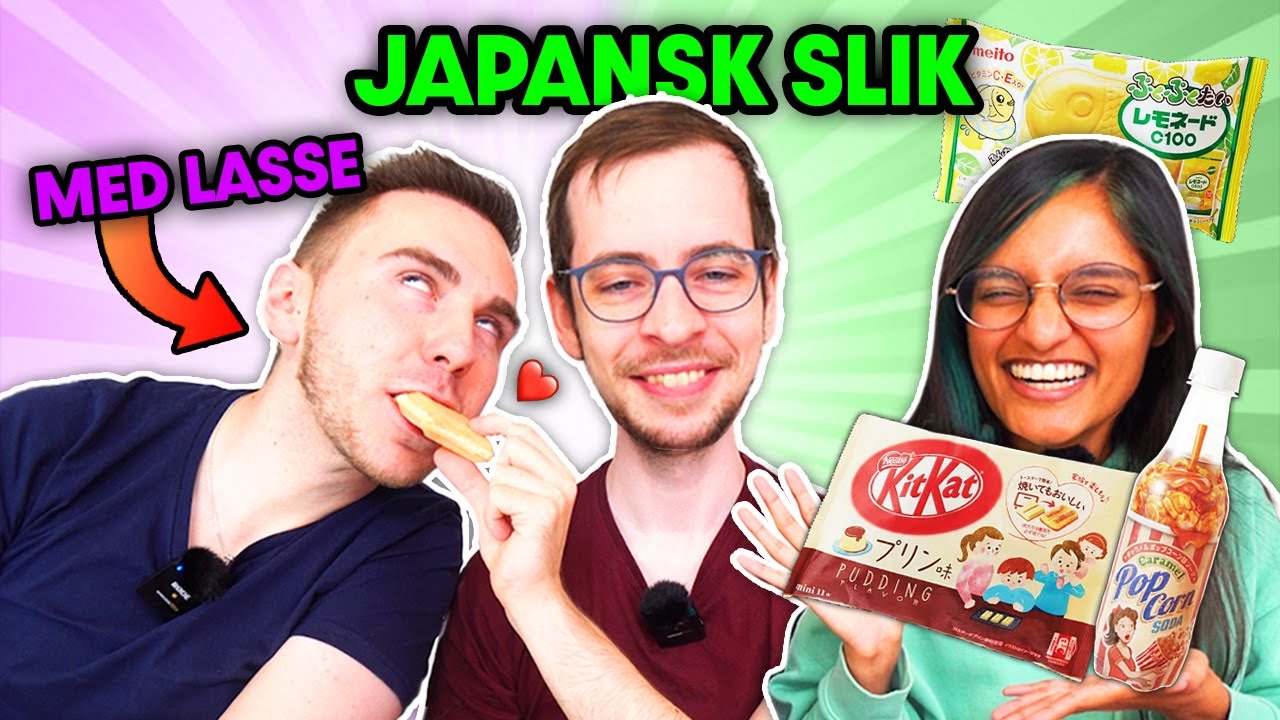 VI TESTER JAPANSK SOMMER SLIK 🍡  (Med @LasseVestergaard)