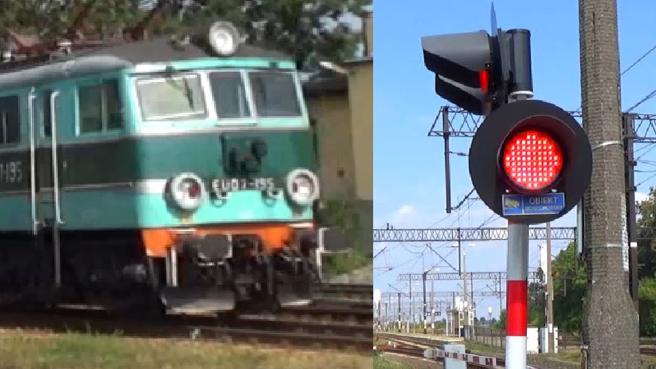 5 Pociągów na Przejeździe Kolejowym w Papowie Toruńskim | Polish railroad crossing