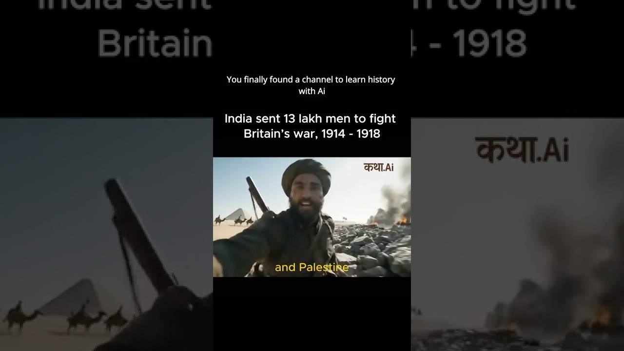74,000 Indians Never returned&hellip; WW1 #youtubeshorts #shorts