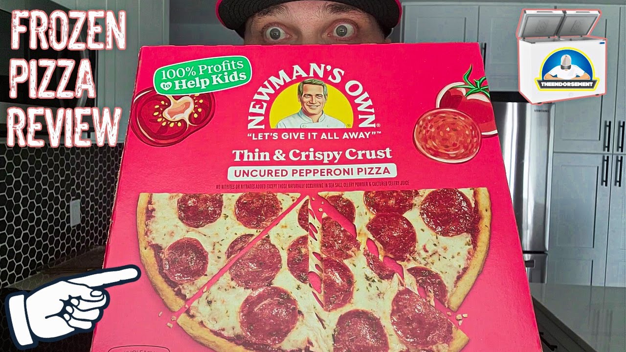 Newman's Own® Frozen Pizza Review! 🥶🍕 | Thin & Crispy Crust Uncured Pepperoni | theendorsement