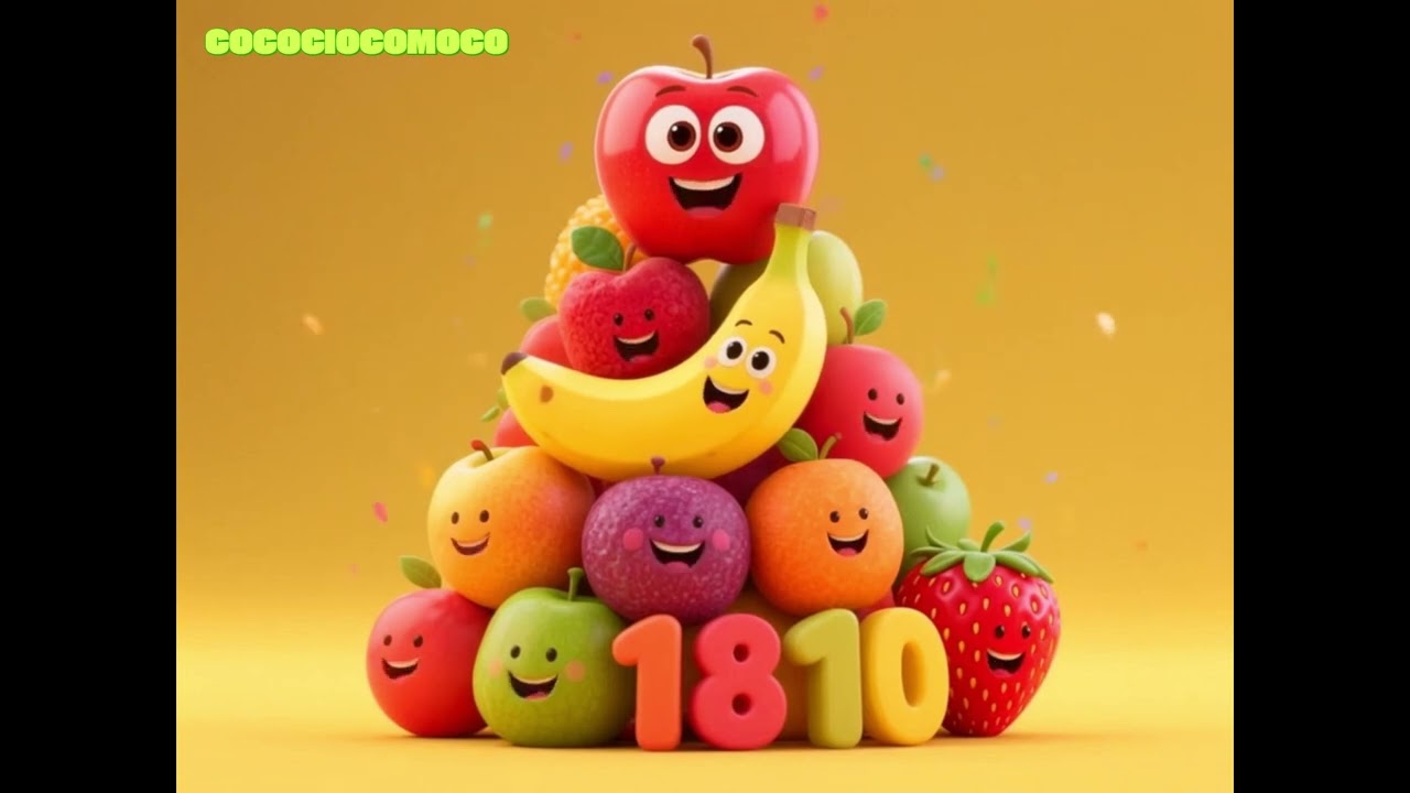 Counting Fruits Fun (1–10) | Kids Counting Song | Learn Numbers with Fruits