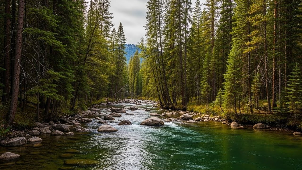 Peaceful River Flow 🌿 Calm Natural Ambience for Focus, Study, and Deep Rest 