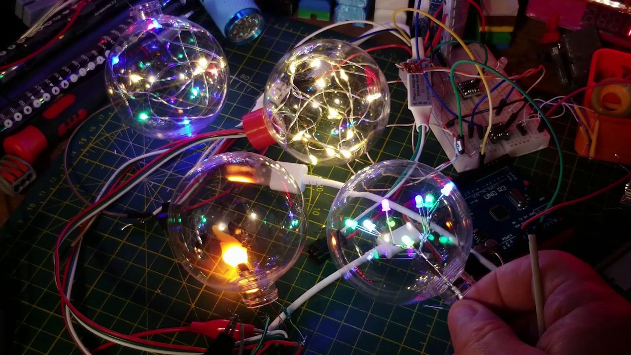 DIY holiday lighting experiments