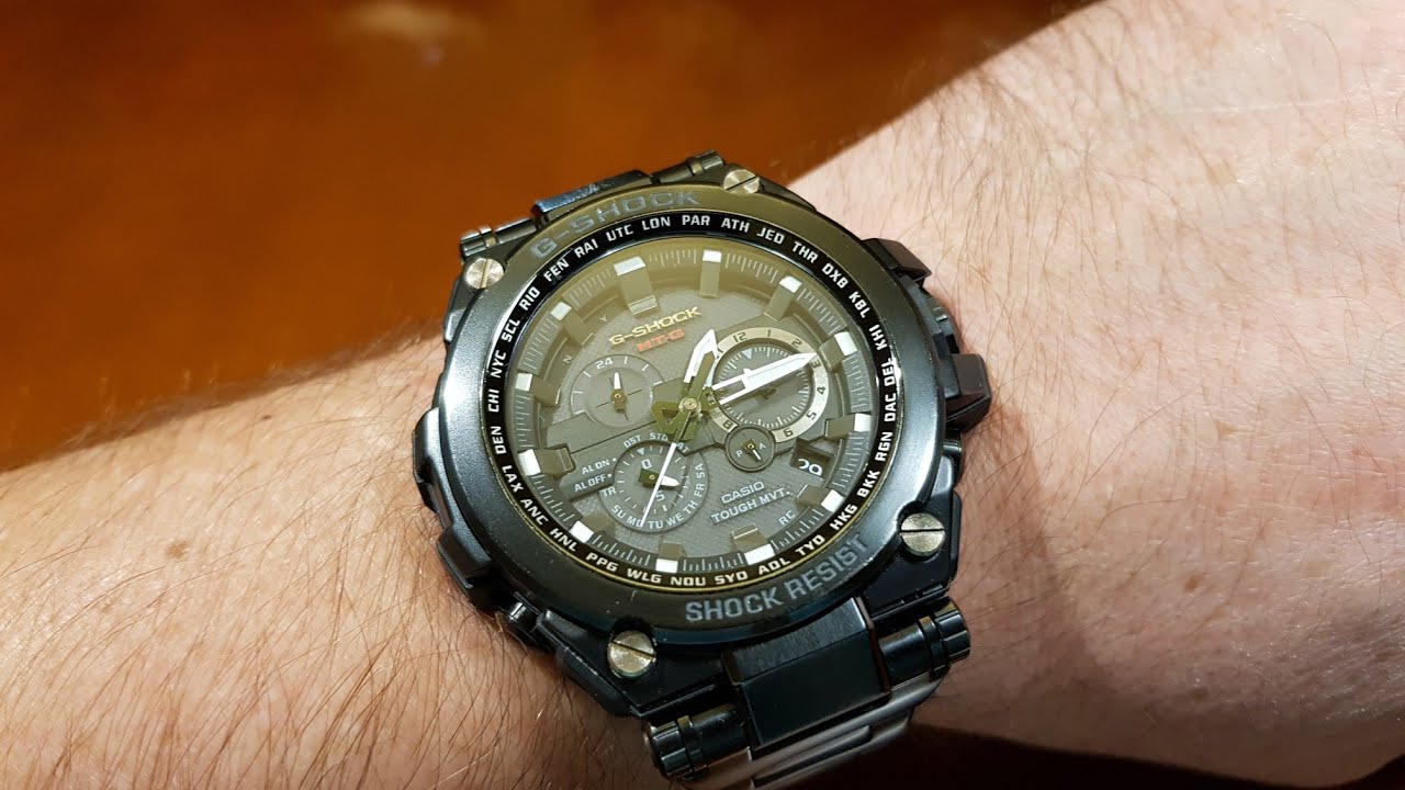 Casio Metal-Twisted G-Shock MTG-S1000BD-1A - unboxing, comparison and try on