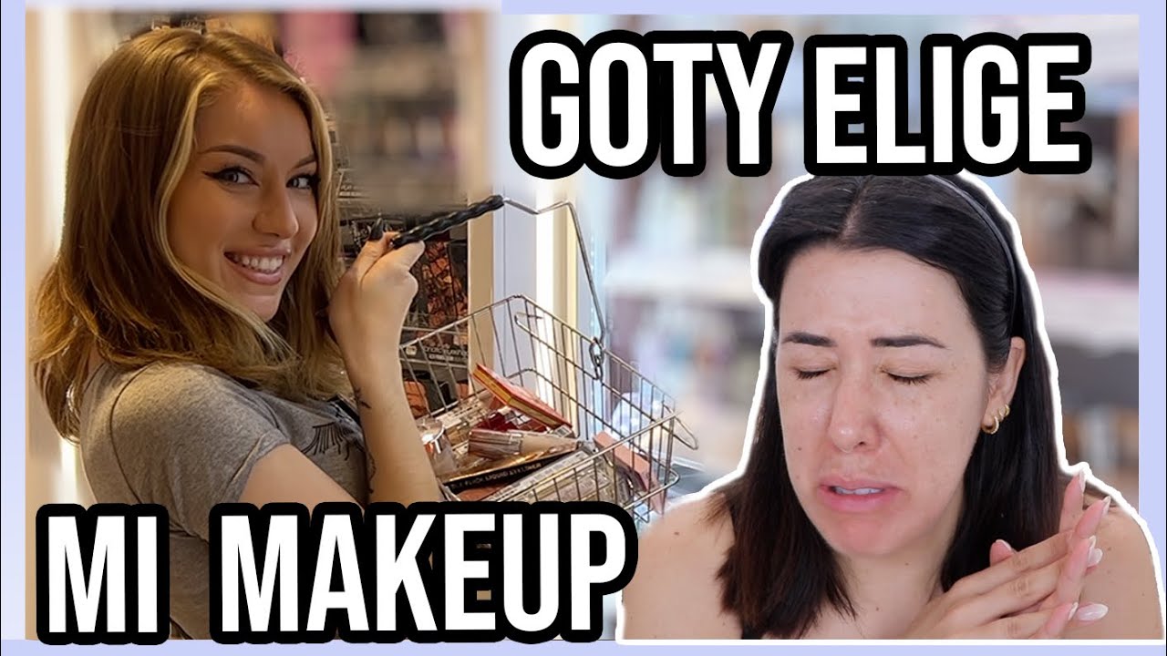 GOTY MAKEUP ELIGE MI MAKEUP con productos que NO HE USADO 😅