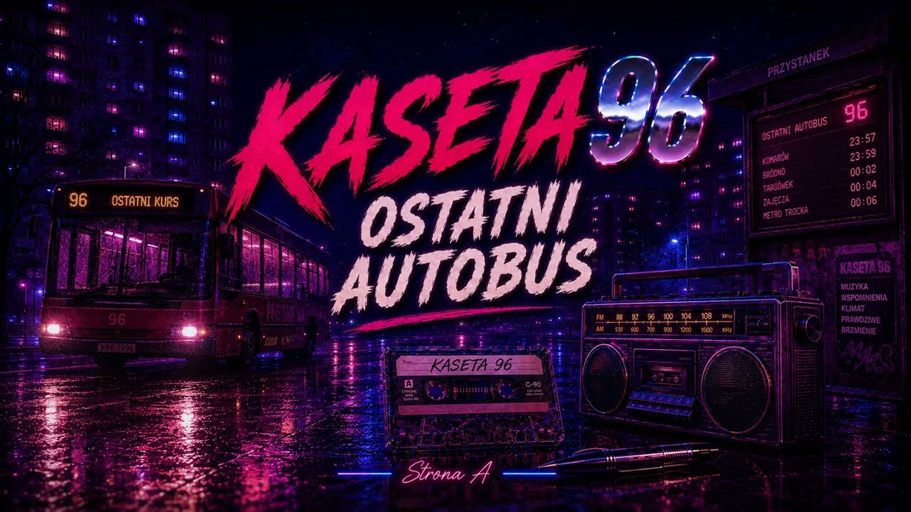 KASETA 96 &ndash; Ostatni autobus | Old School Polish Rap 90s | Święty AI / RAVAI