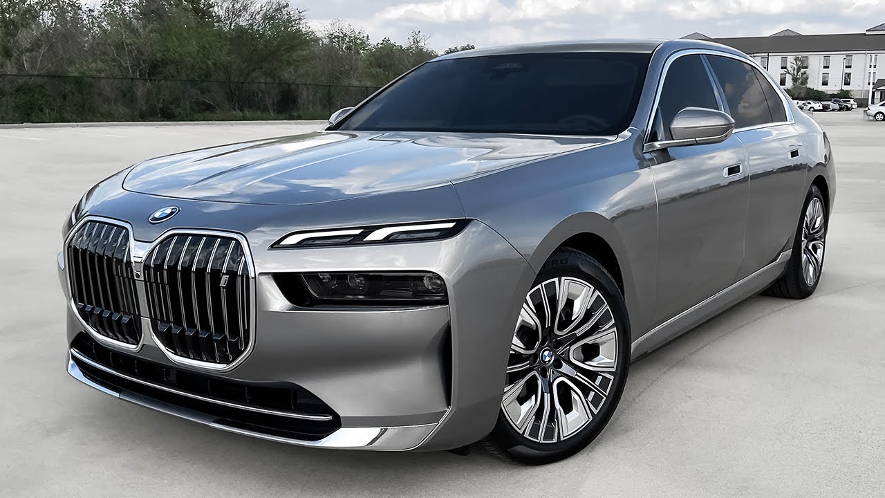 2023 BMW i7 xDrive60 7 Series Walkaround Review + Launch Control