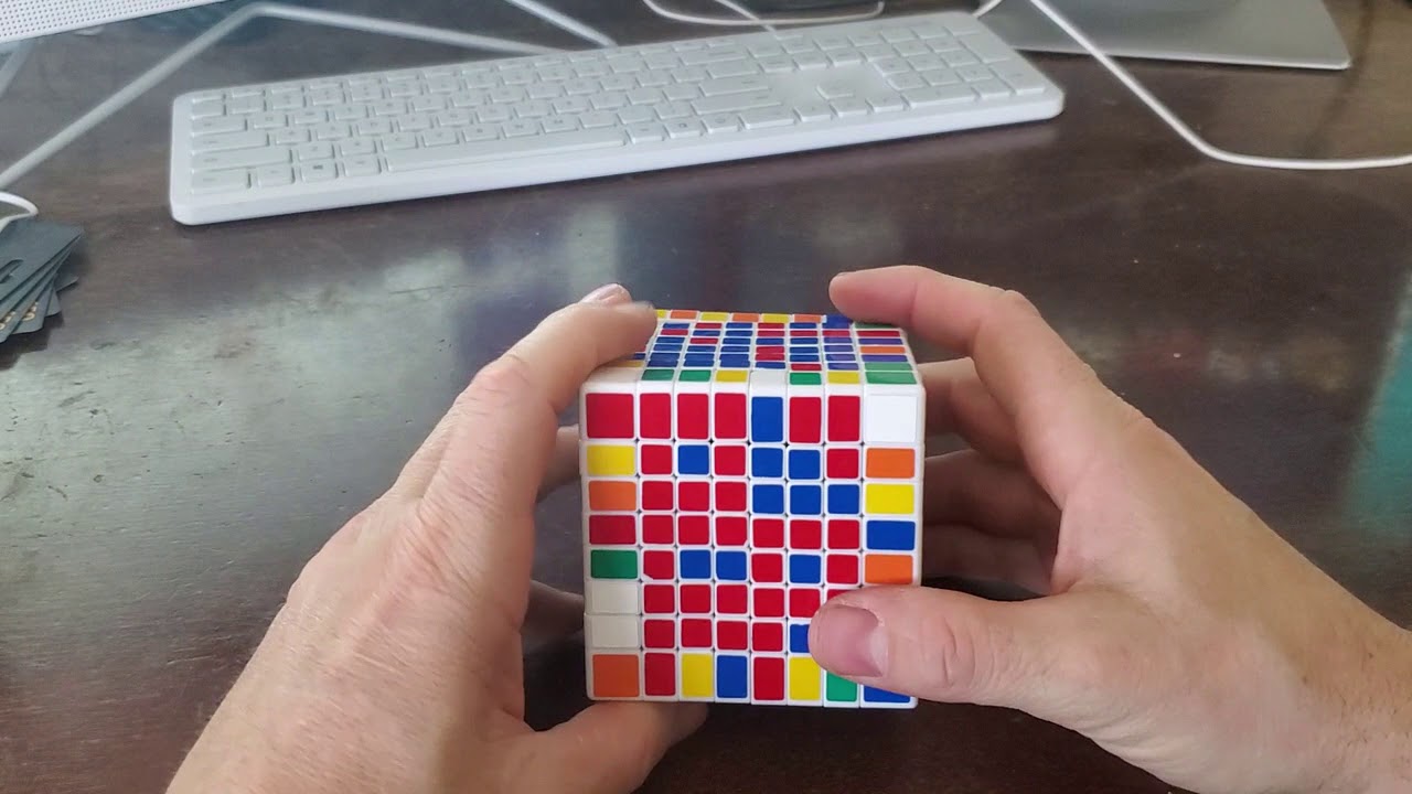 Solving the Last 2 Centers on a 8x8x8 Puzzle Cube