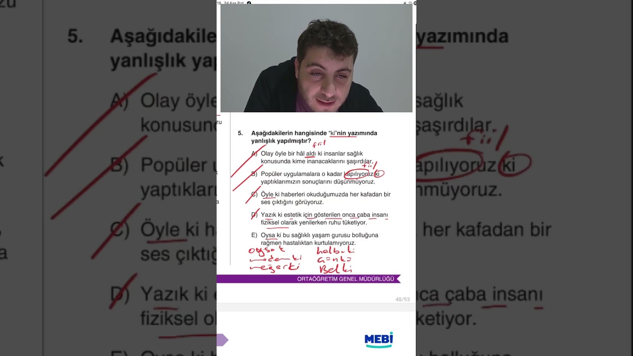 Yazım kuralları ve noktalama meb tarama testi tiktok canlı yayın 