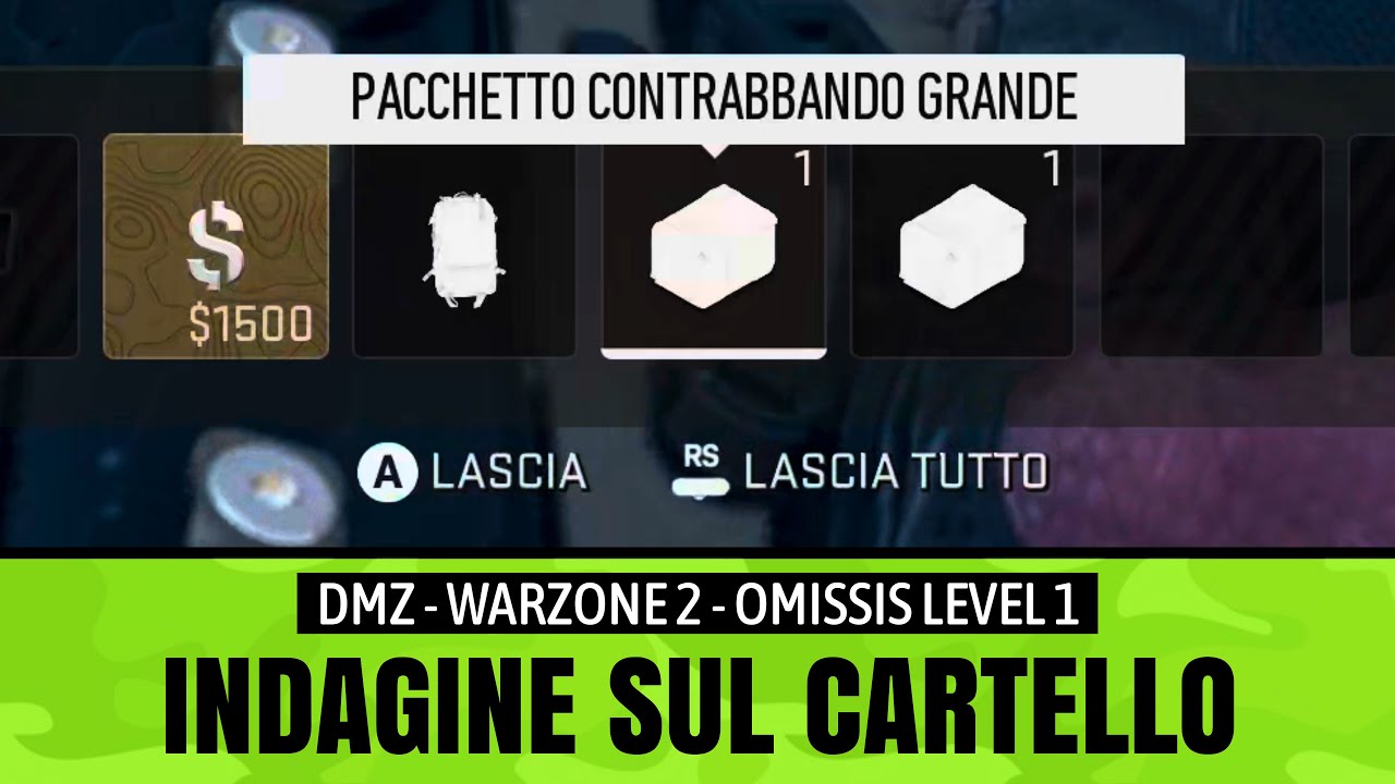 Indagine sul cartello | PACCHETTI CONTRABBANDO | DMZ | Omissis level 1 | Warzone 2
