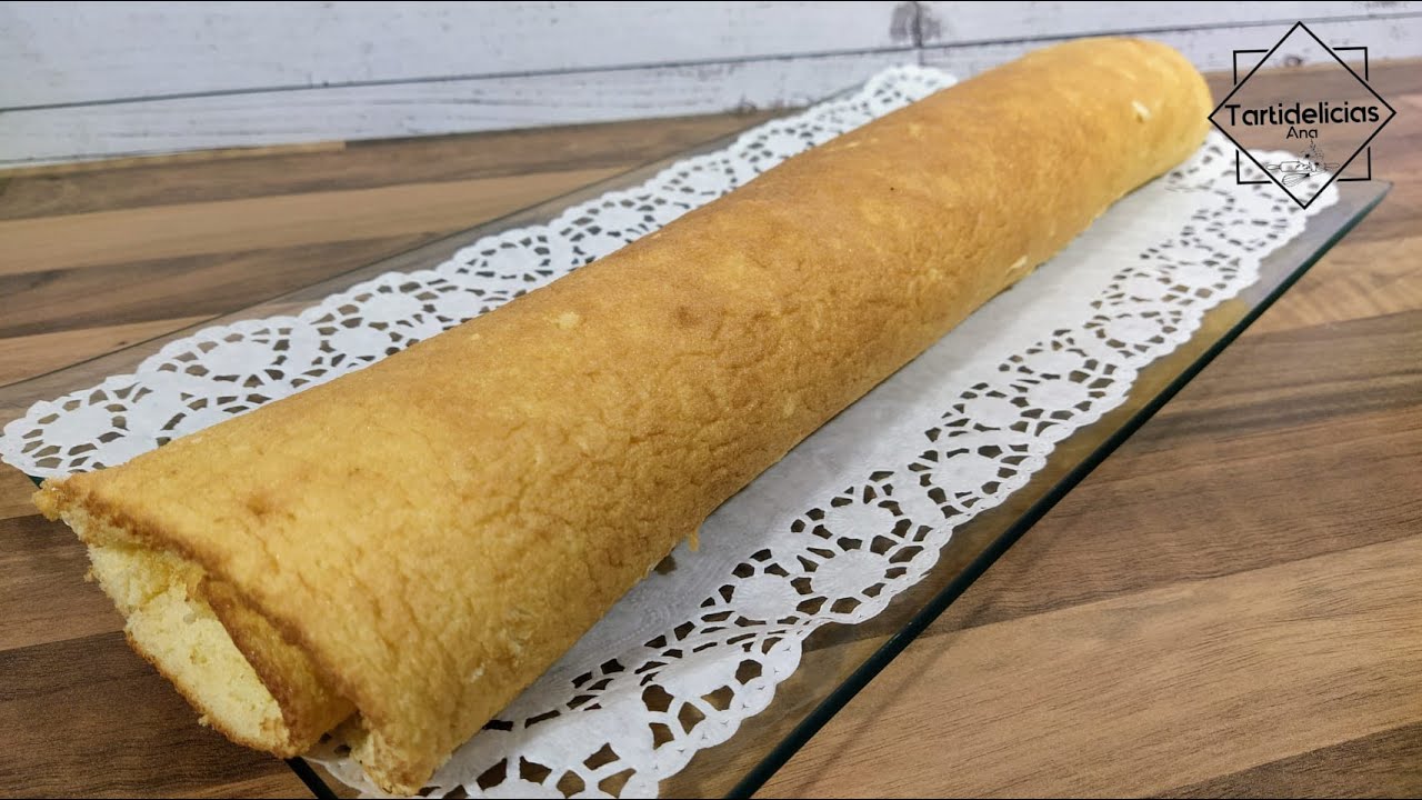 PLANCHA de BIZCOCHO SIN GLUTEN❗ Perfecta, Muy Fácil y Económica para Brazo de Gitano o Pionono