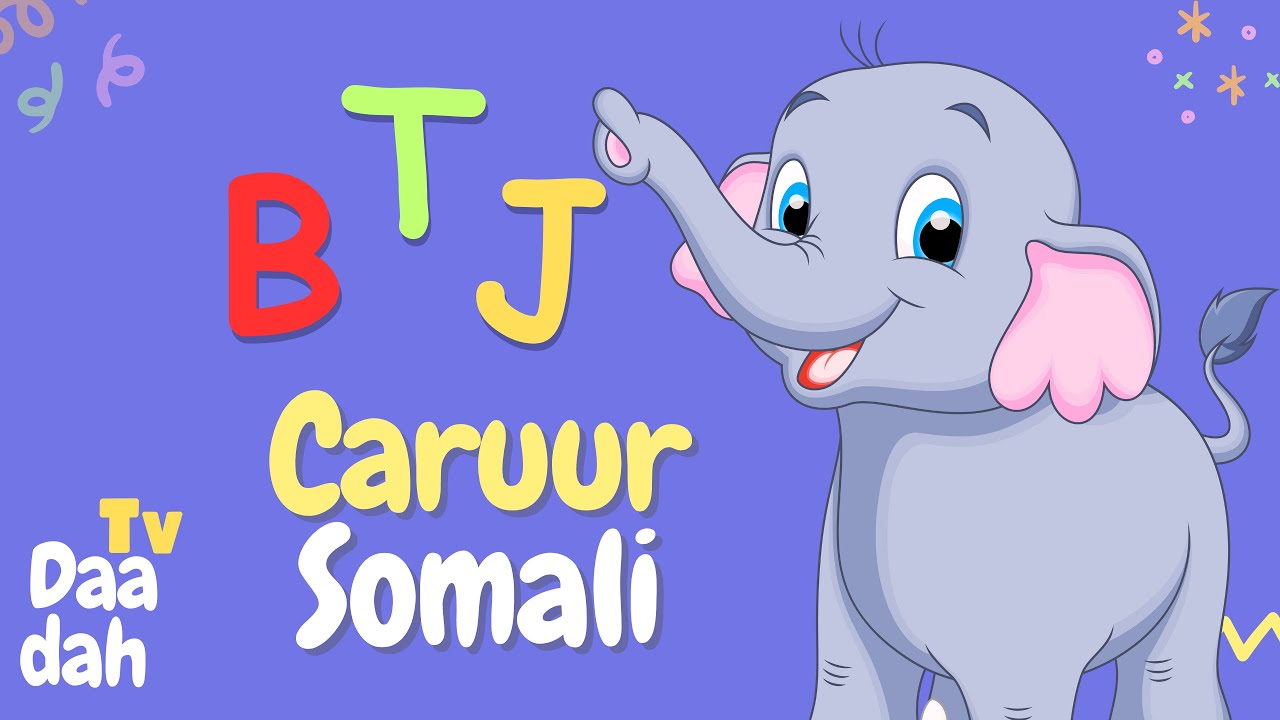 Barashada Xarfaha Soomaaliga  B, T, J, X, KH I Barro somali af-somali @daadahtv