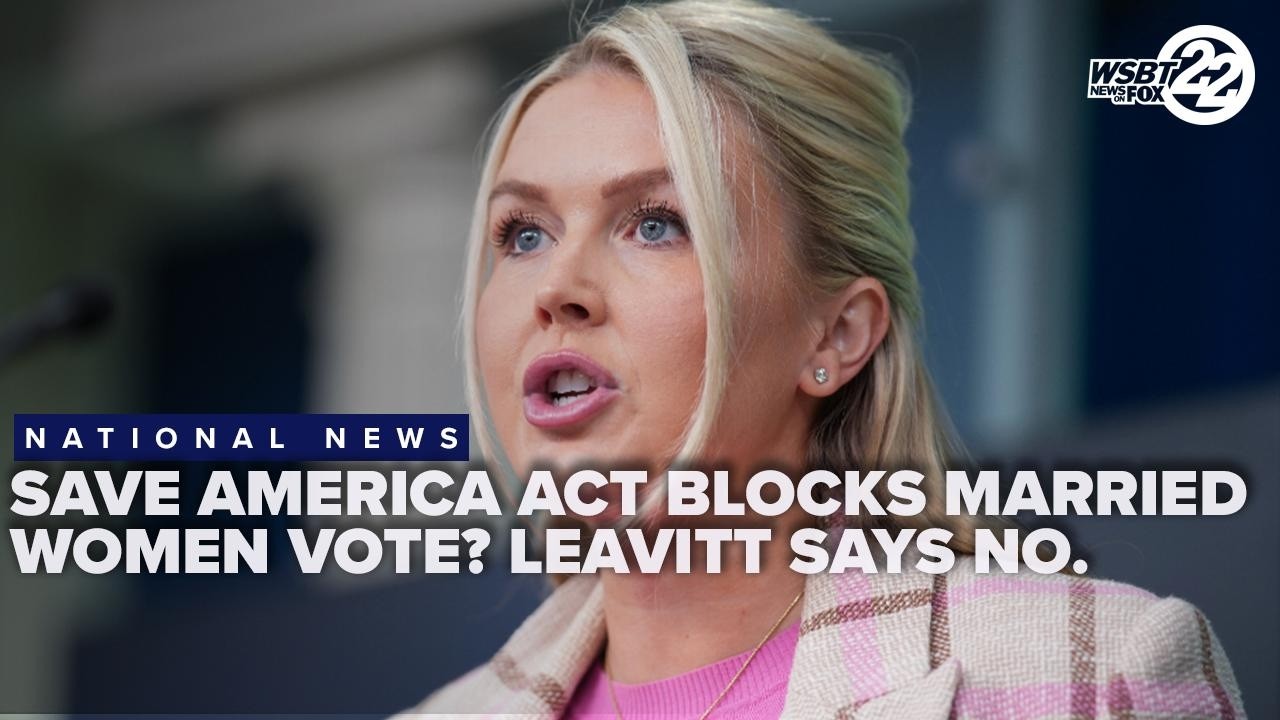 Ливитт утверждает, что заявление о том, что закон SAVE America Act блокирует право голоса замужни...
