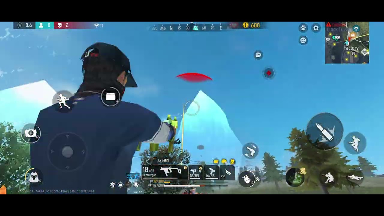 Jogando Br ranqueado depois da atualização do carnaval #freefire #capa  #video #fypyoutube 