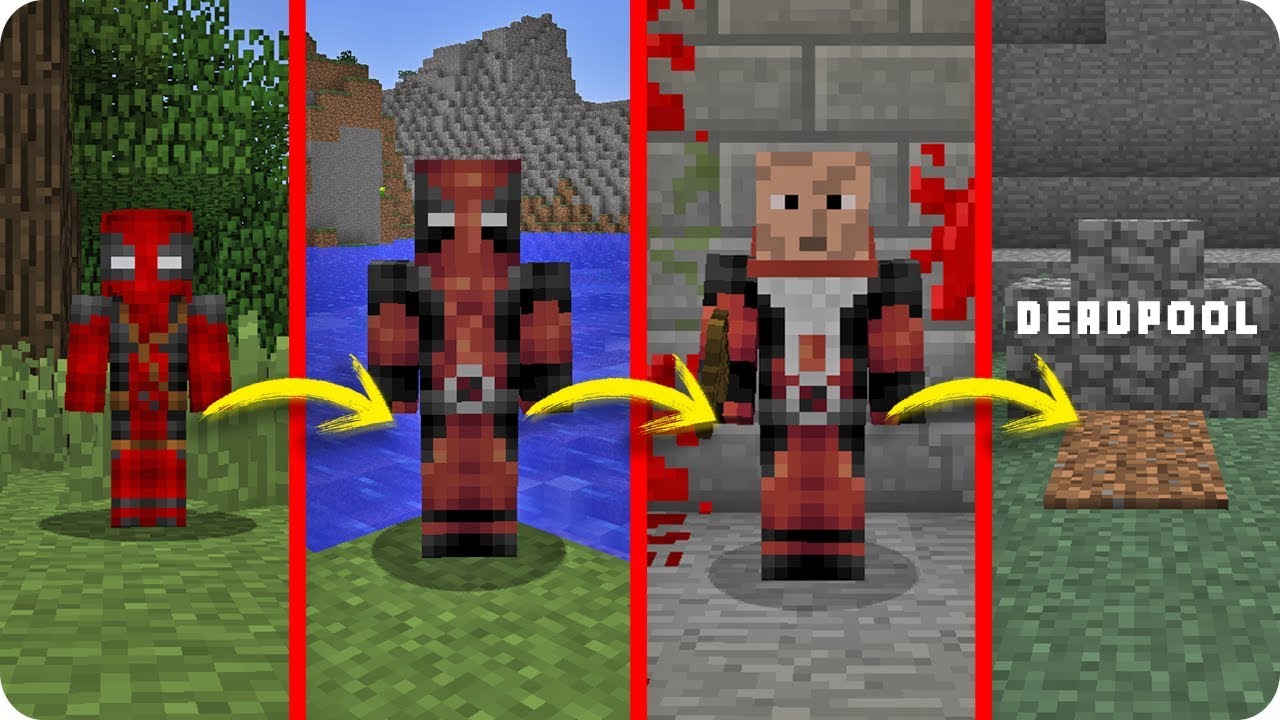 DEADPOOL VS LA VIDA EN MINECRAFT | SI EL CICLO DE VIDA EXISTIESE EN MINECRAFT