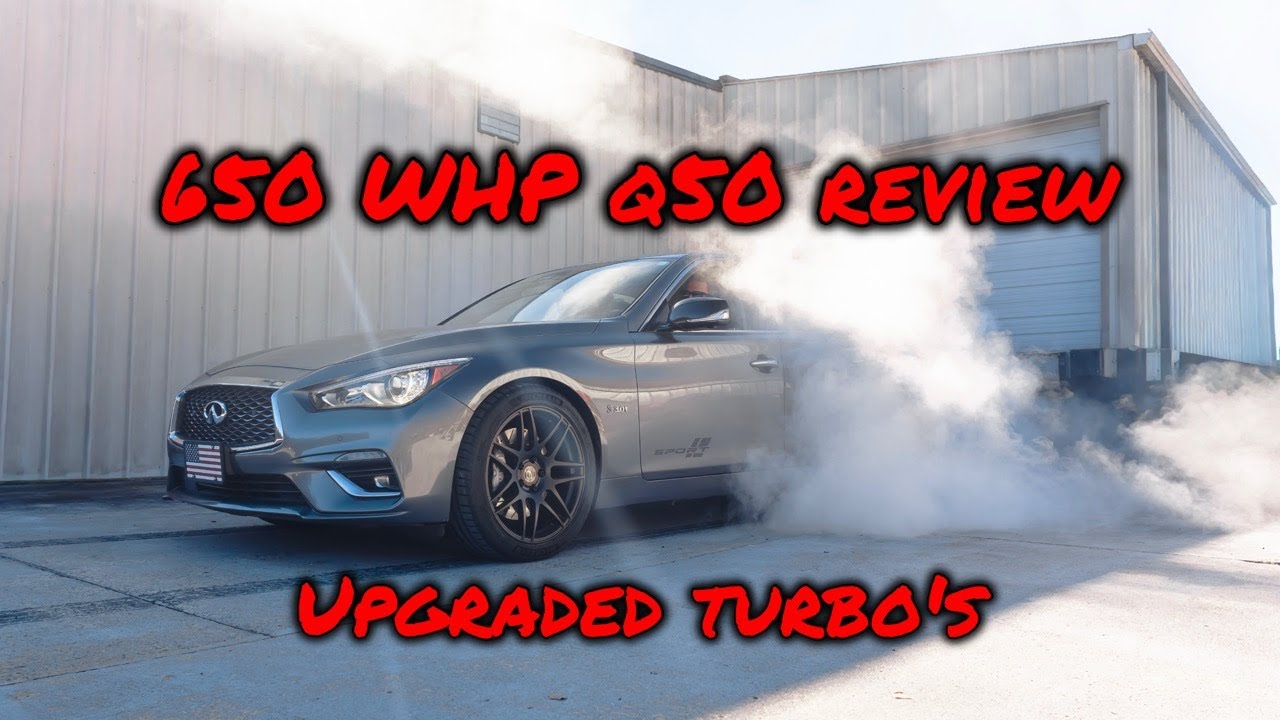 650+WHP Q50 Review with VRX80B's, AMS Fueling, TCM Tuning, and a new SOHO Product!