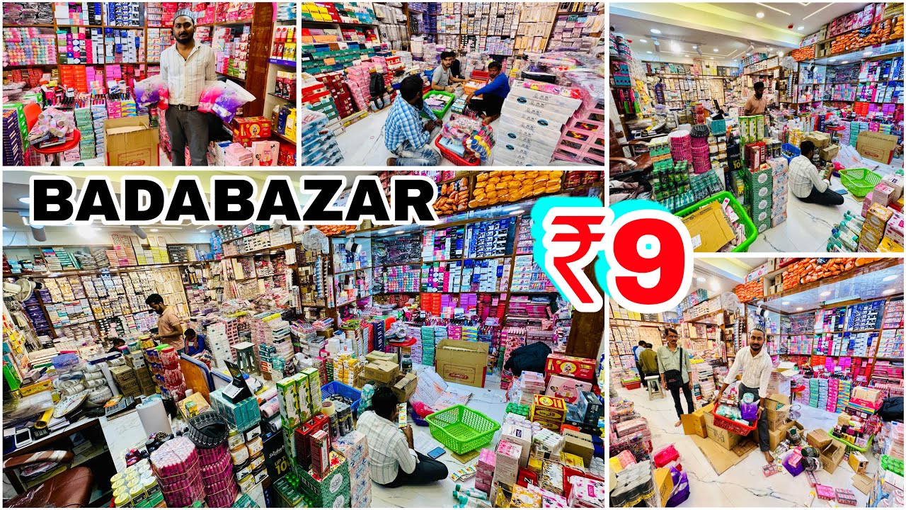 Canning Street Wholesale Market Cosmetic Jewellery Kolkata badabazar