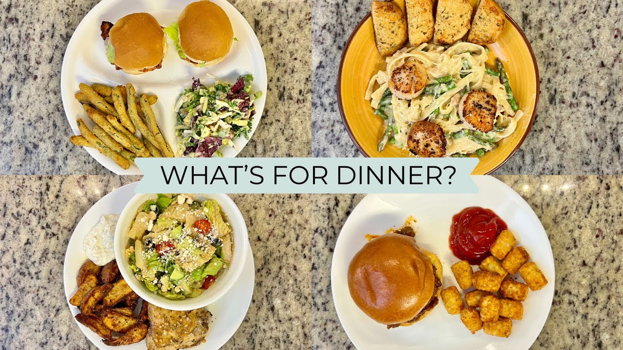 WHAT’S FOR DINNER? | EASY & BUDGET FRIENDLY | REALISTIC WEEKNIGHT MEALS | DINNER INSPIRATION