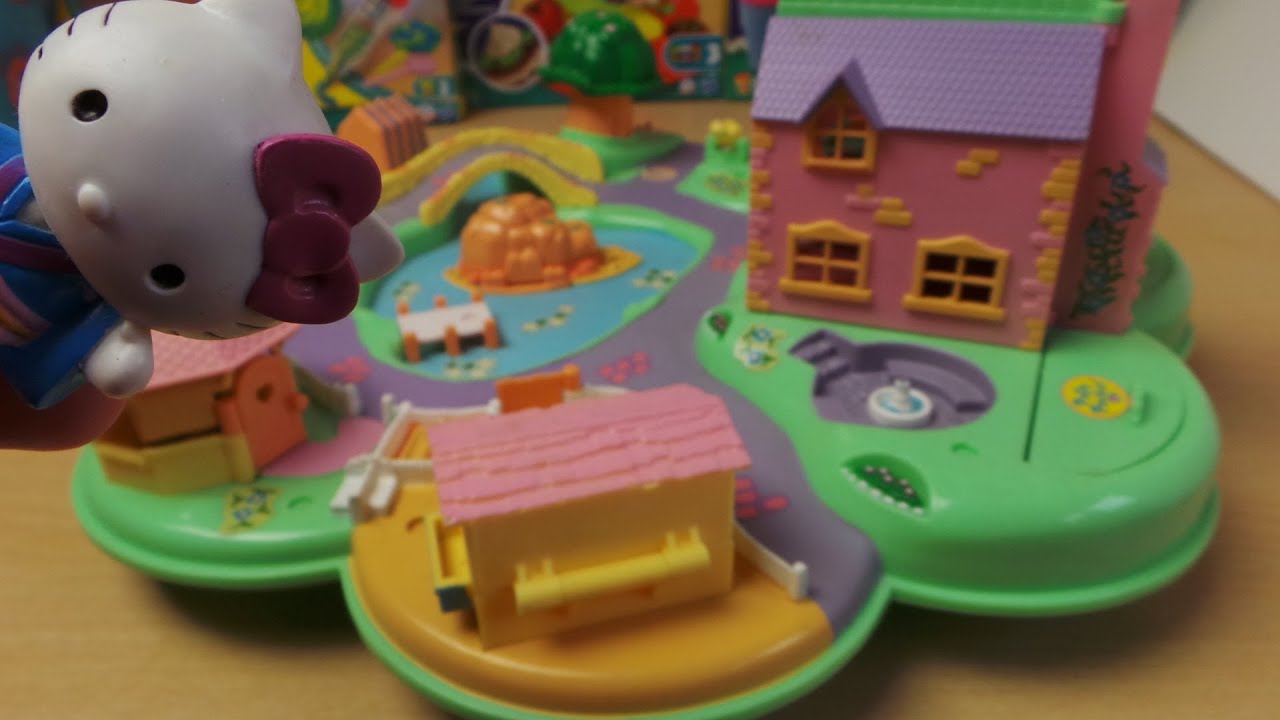 1991 Polly Pocket Giant village Play Area Toy review