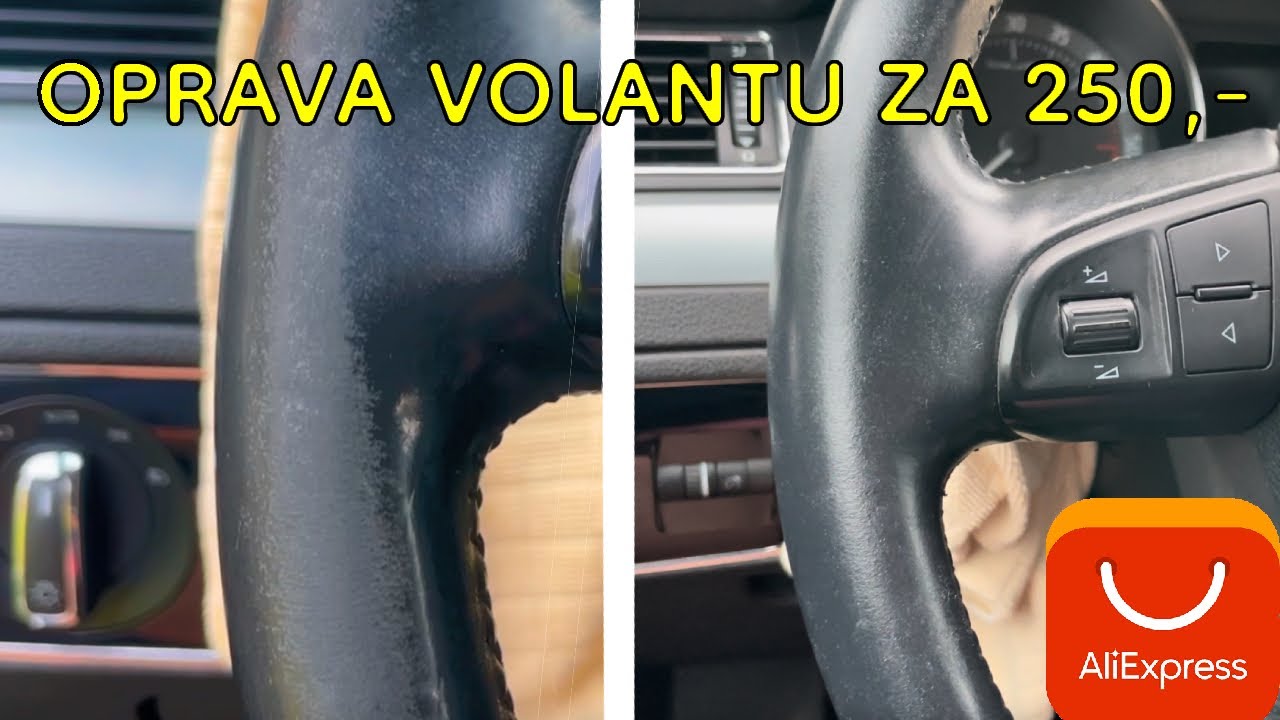 OPRAVA OŠOUPANÉHO VOLANTU ZA 250 Kč - Opravná sada z číny