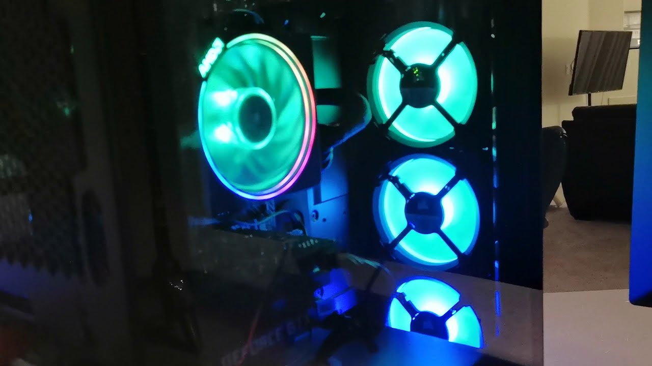 First PC Build Time Lapse [Ryzen 7 3800x / GTX 1660 / Corsair ICU 465x RGB]