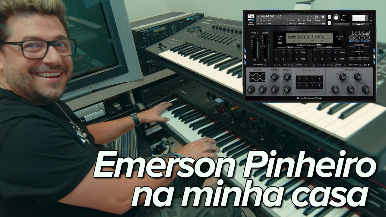 Recebi o Emerson Pinheiro na minha casa
