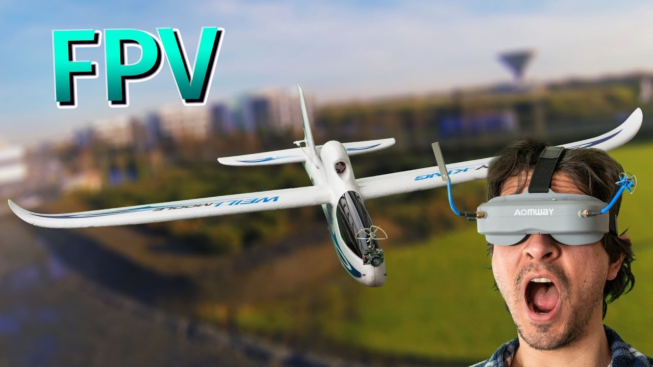 Volando un mini avión FPV