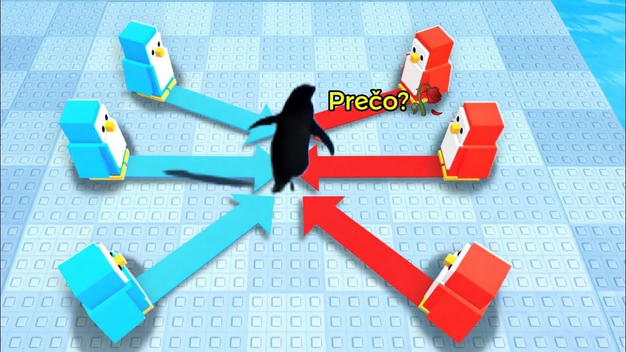 Zahral som si populárnu hru s tučniakmi🐧 v robloxe...
