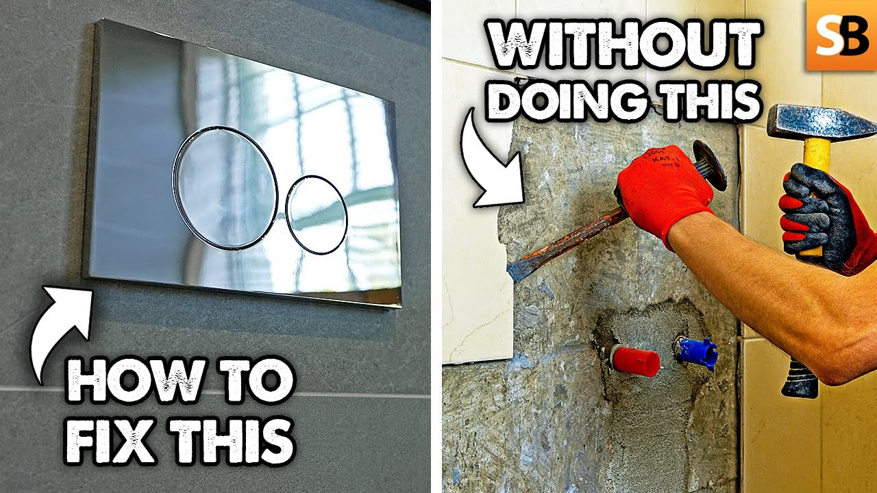 How To Fix a Concealed Cistern WITHOUT Removing Tiles