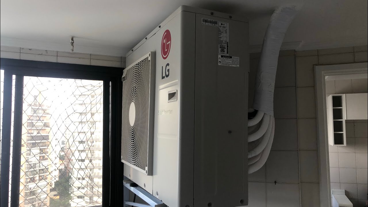 Instalação completa ar condicionado multisplit - abertura paredes, pintura e limpeza pós obra
