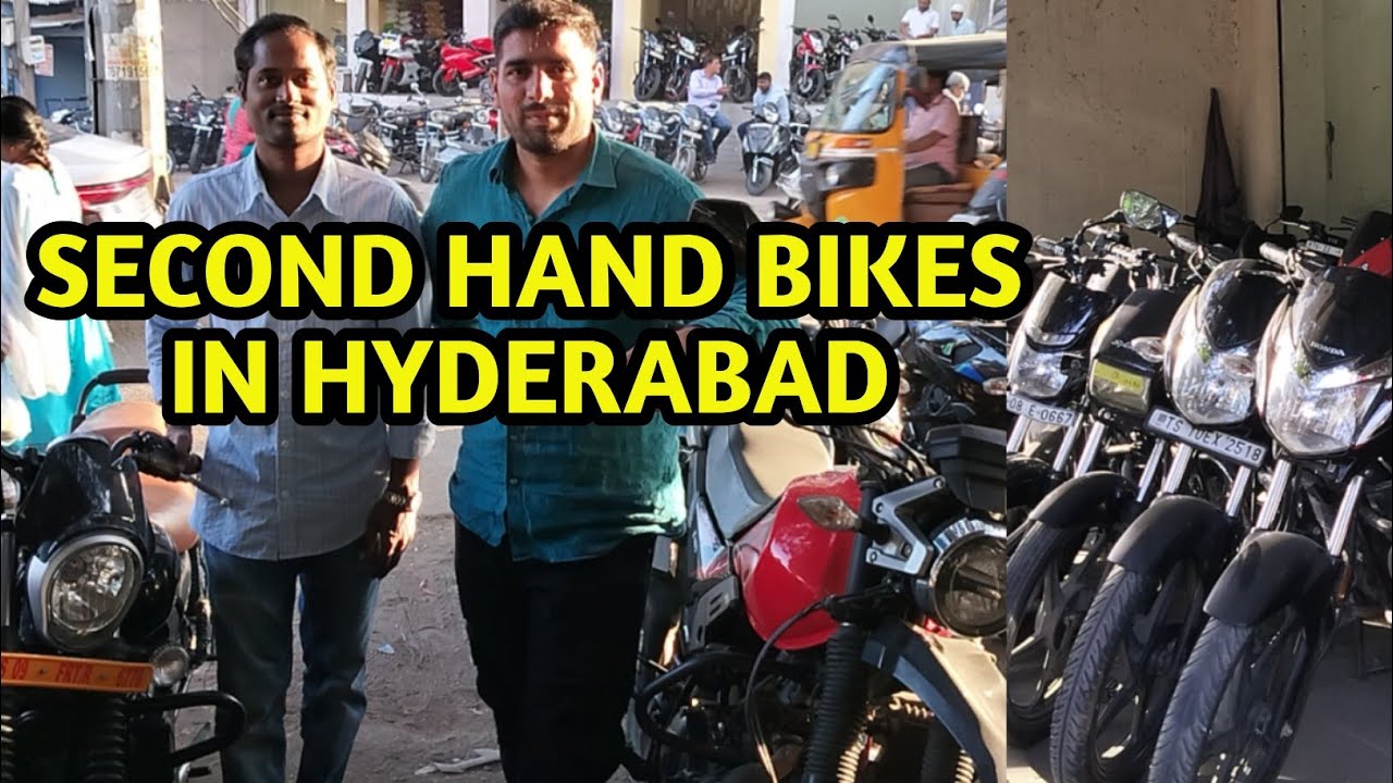 SECOND HAND BIKES At MUKARRAM Motors shop  ,KING KOTI HYDERABAD