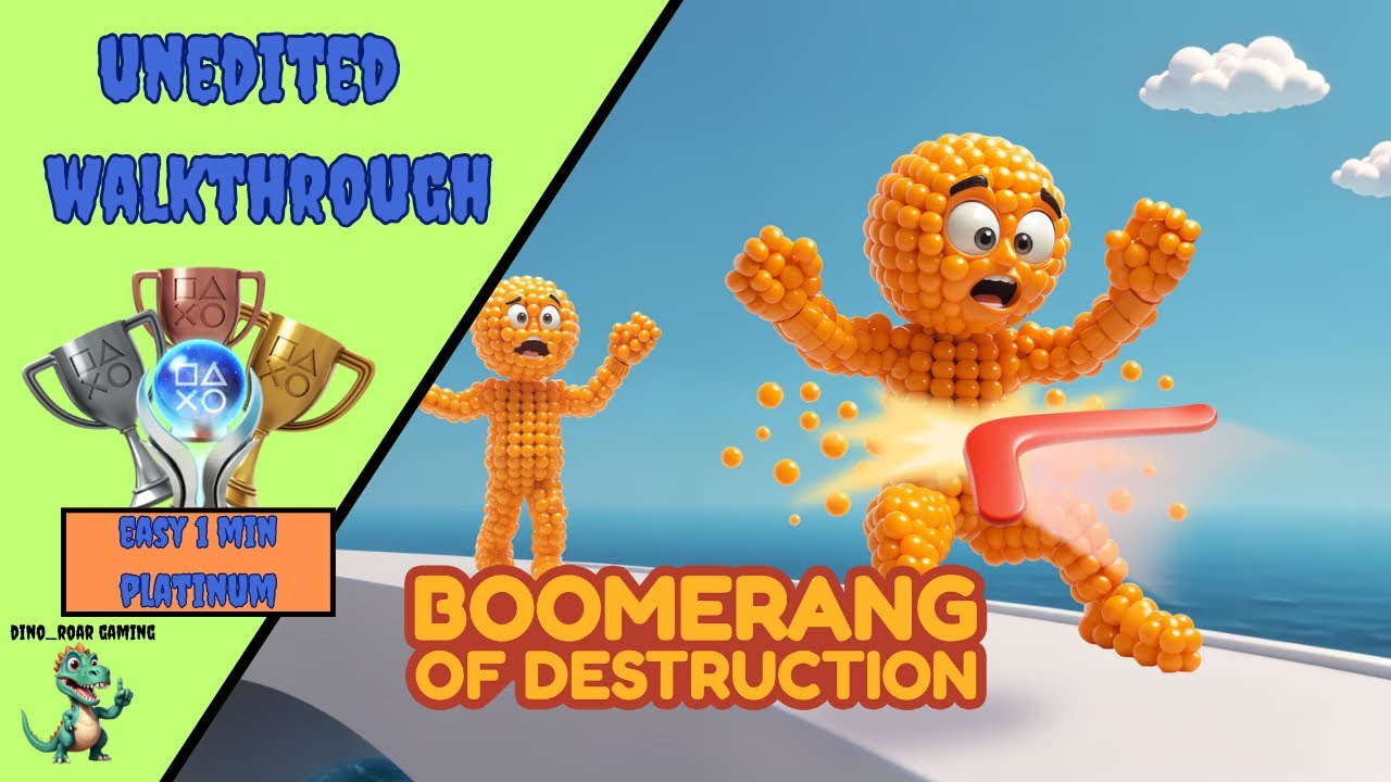 Boomerang of Destruction - Unedited Platinum Trophy Walkthrough (PS4/PS5)