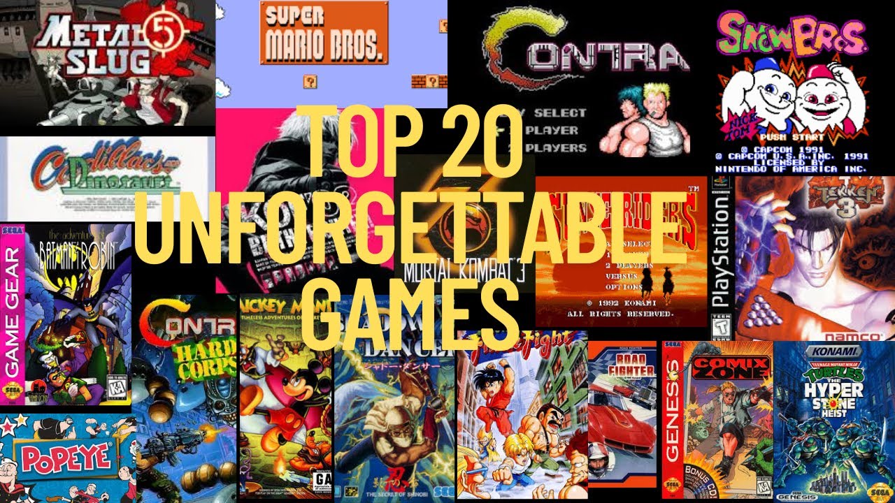 TOP 20 UNFORGETTABLE CLASSIC GAMES OF ALL TIME ] #classicgames  #retrogaming  #90sgaming