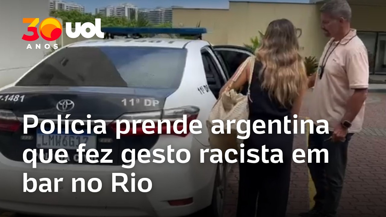 Turista argentina que fez gesto racista em bar é presa no Rio de Janeiro; veja o vídeo