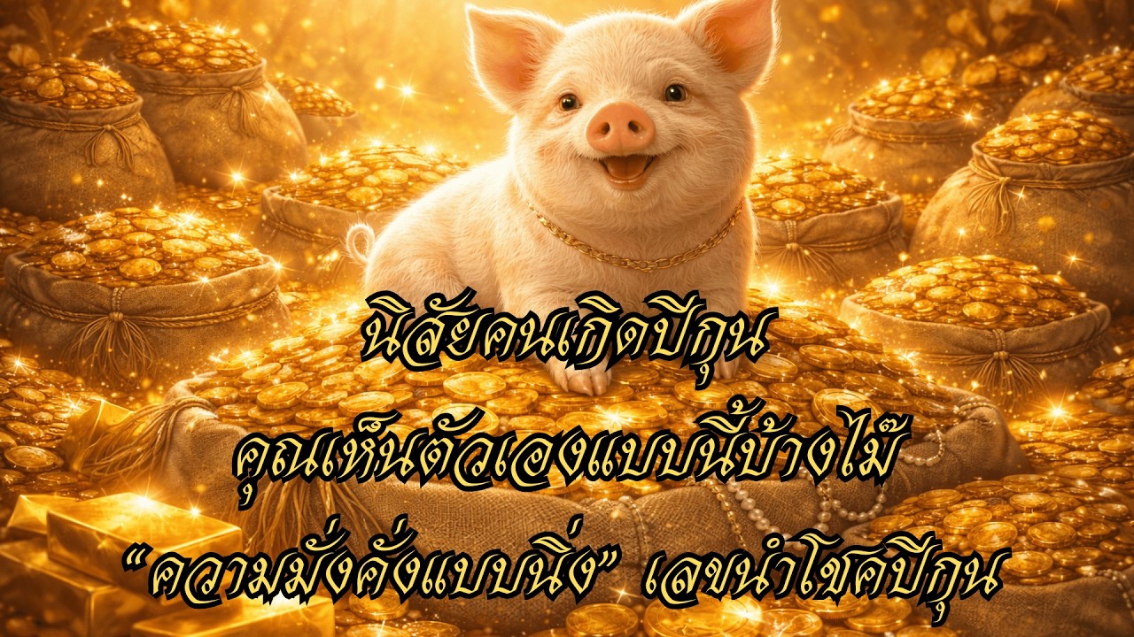 ปีกุน “ความมั่งคั่งแบบนิ่ง” ปีของคนที่รีบชนะใครแต่เป็นปีของคนที่ค่อย ๆ สร้างความมั่นคง#ปีกุน