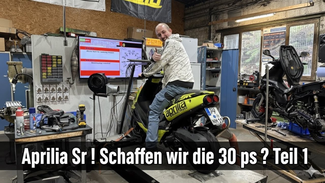 Aprilia Sr 180 Umbau ! Teil 1 | Schaffen wir die 30 ps ?