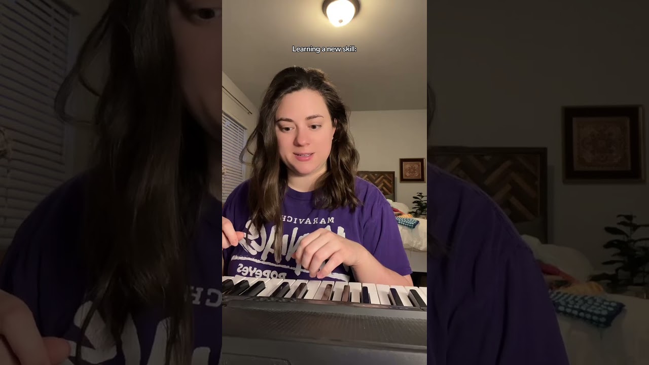 The harsh reality of wanting perfect without practice 🙈 #relatable #piano #hobby